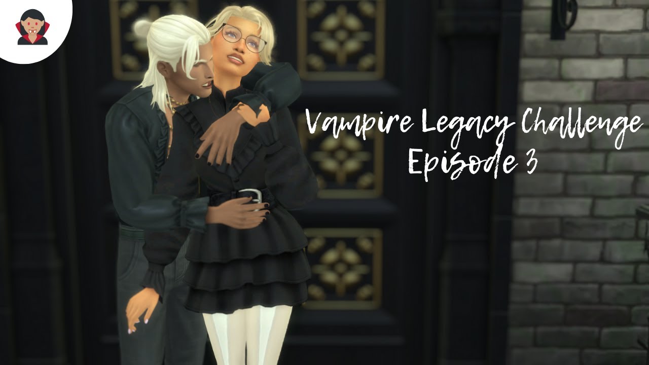 A Dinner Party + Lillth gets bit| Sims 4 Vampire Legacy Challenge