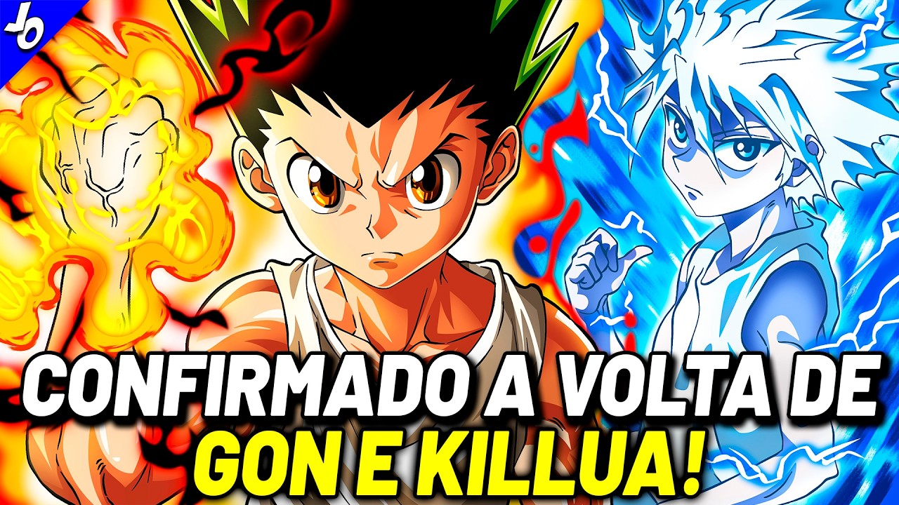 Yoshihiro togashi confirma oficialmente o retorno de gon e killua em hunter x hunter