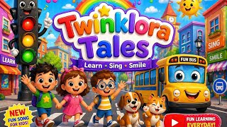 🚦 Stop, Wait, Go Song For Kids Fun Traffic Light Rhyme Twinklora Tales