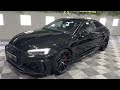 2020/70 Audi RS5 2.9 SPORTBACK TFSI QUATTRO CARBON BLACK 5d 444 BHP Triple Black Threat