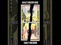 Half Effort = Half Income | Discipline Creates Wealth (Educational Affirmations) #education #mindset