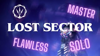 CONCEALED VOID solo flawless MASTER lost sector (void hunter pov)