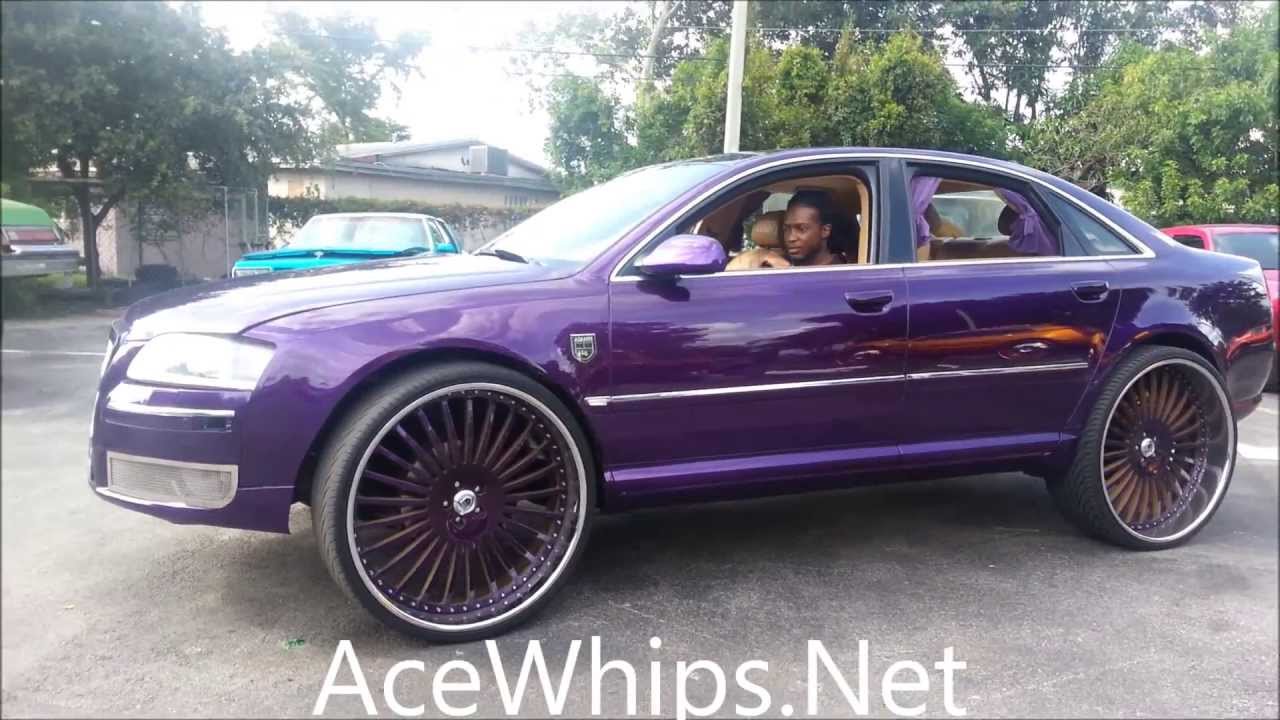 AceWhips.NET- Candy Purple Audi A8 on 28