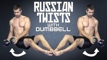 Russian Twists with Dumbbell