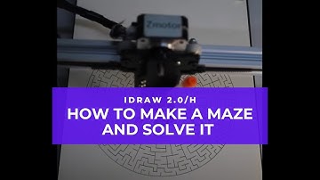 How to Make a Maze and Solve it with iDraw 2.0 Pen Plotter, Different Colors!