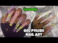 HALLOWEEN GEL POLISH NAIL ART | Born Pretty NEW PRODUCTS | Easy GOOSEBUMPS Nail Art Tutorial