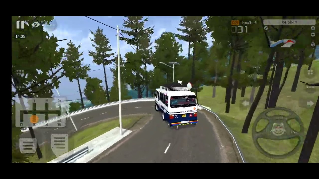 Bus simulator Indonesia Kashmir map mod and coaster