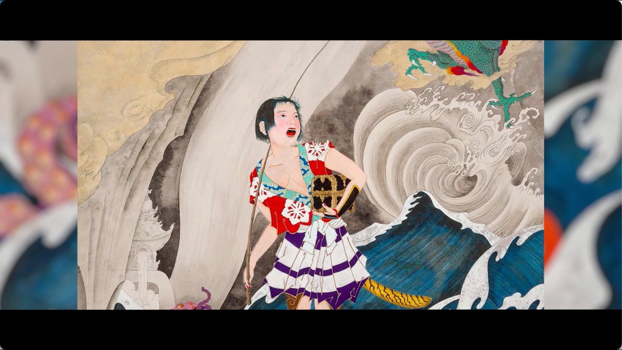 「アーティスト、ジン・ナカムラのインタビュー動画がリリースされました。長尺のインタビューから「仏画を描く」を抜き出しました。Wonderlandな作品もビデオで公開。」のサムネイル