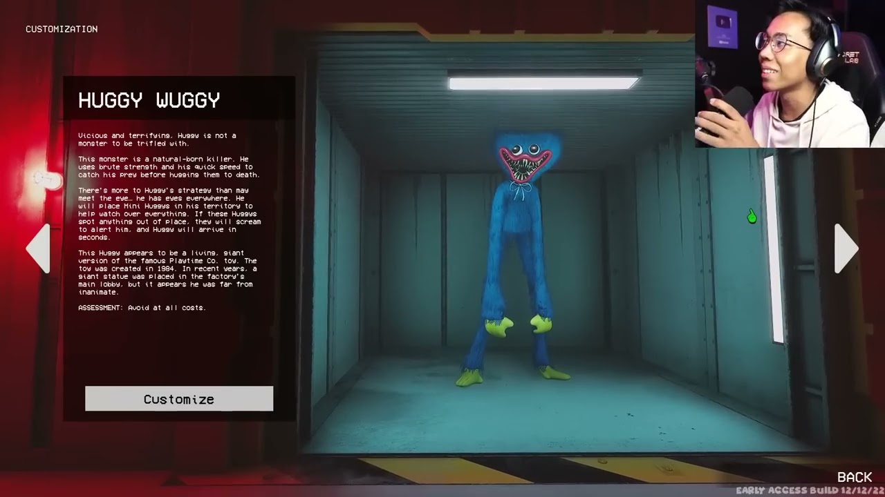 *SERAM!* AKU JADI HUGGY WUGGY! || 🔴 Project : Playtime with Sekpenyu (Malaysia) #HorrorLivestream