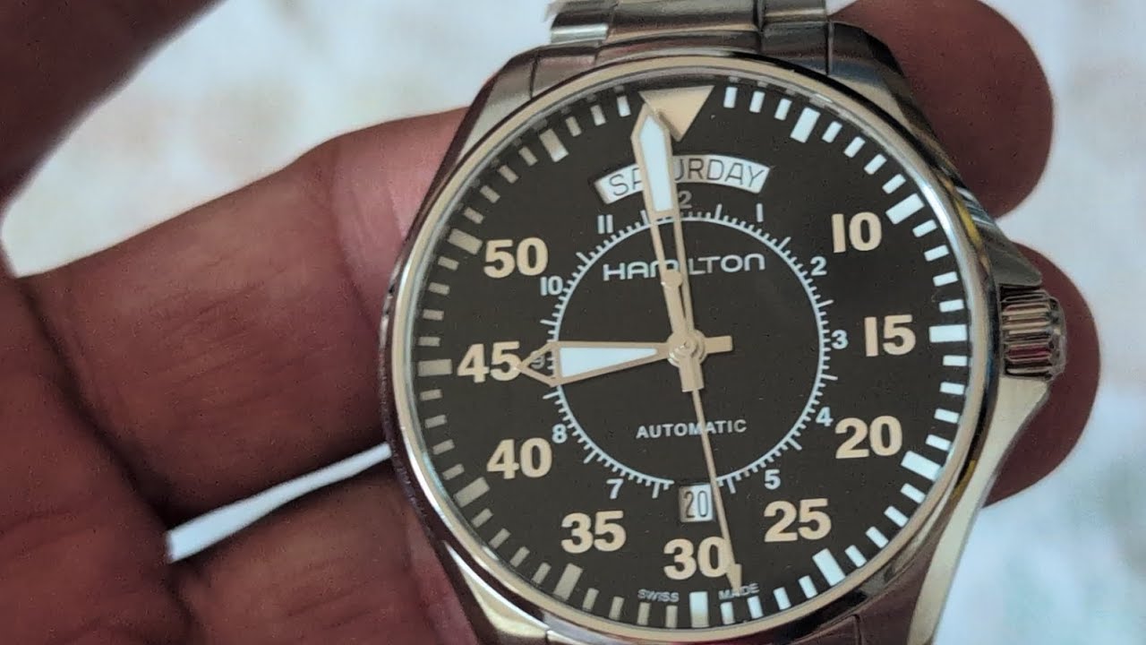 Hamilton Aviator, Reference H64615135 - YouTube