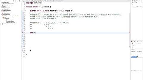 Fibonacci numbers in JAVA