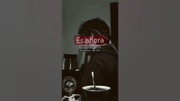 Es ahora - Luciano Pereyra - Abel Pintos - Cover (Version cuarteto)