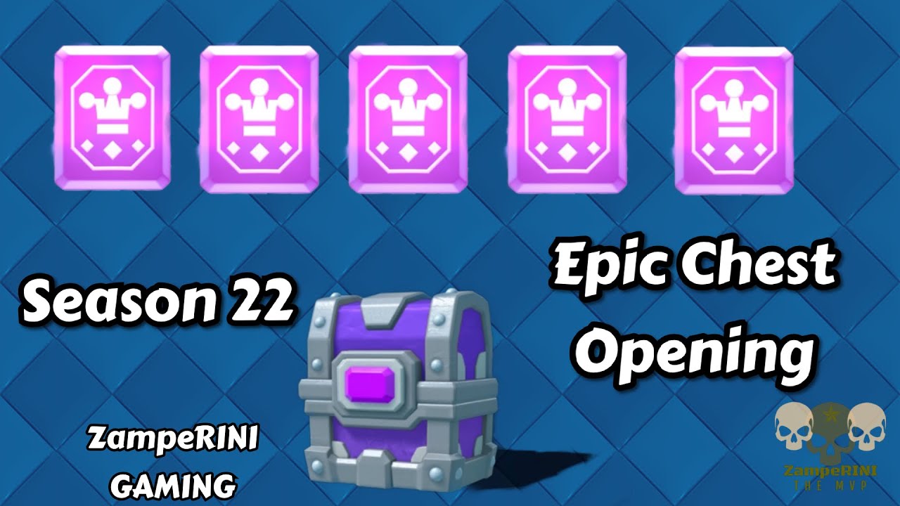 Epic Chest Opening Season 22 Clash Royale || New April Update || Magic Items