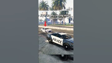 Just a casual police chase in GTA online #shorts