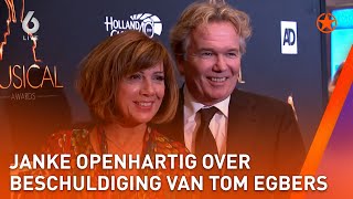 VROUW TOM EGBERS over de BESCHULDIGINGEN | SHOWNIEUWS