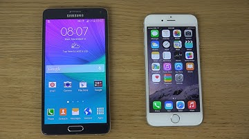Samsung Galaxy Note 4 vs. iPhone 6 iOS 8.1 - Fingerprint Reader Which Is Faster?