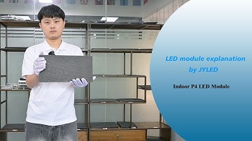 Led indoor P4 320mm x 160mm and 800nits modules introduce by JYLED
