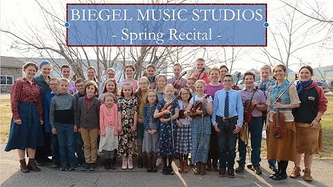 Joint Biegel Music Studios Spring Recital 2022