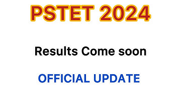 PSTET 2024 REVISED ANSWER KEY UPDATE PSTET Result NUMBER UPDATE PSTET RESULTS UPDATE