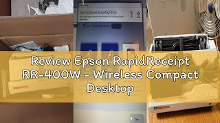 Review Epson RapidReceipt RR-400W - Wireless Compact Desktop Receipt and Document Scanner -Data Mana