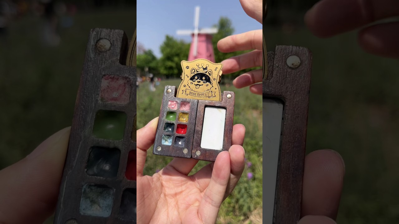 Turning This Windmill View Into a Tiny Painting 🎨