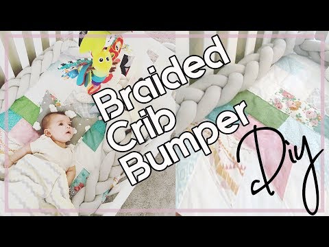 DIY Crib Bumper Tutorial under $11.00! 