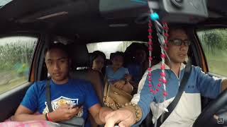 Time Lapse Travel from Pula Tagudin Ilocos Sur via Naguilian Road to Baguio City during Monsoon Rain