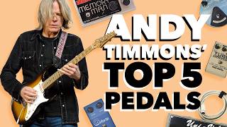 Andy Timmons Picks Out His Top 5 Vintage Pedals of All Time From The JHS Pedals Museum