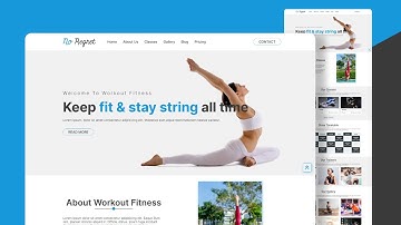 How to create fitness trainers landing page || HTML, CSS & Vanila Js.