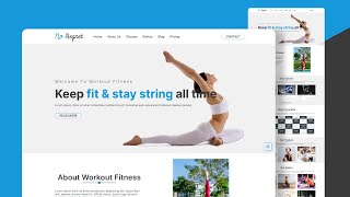 How to create fitness trainers landing page || HTML, CSS & Vanila Js. screenshot 4