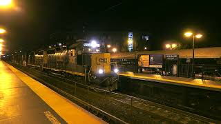 Full HD 60FPS: Conrail Shared Assets SA31 in Red Bank with CSX GP40-2s 4432 and 4408 10/5/23