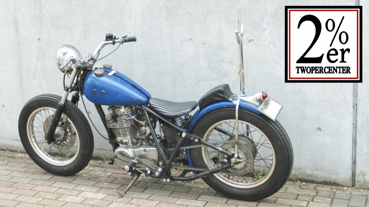 №185 SR400 ビンテージボバー 2％ER 左側 sr500 チョッパー bobber 