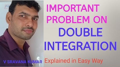 DOUBLE INTEGRATION PROBLEM in telugu