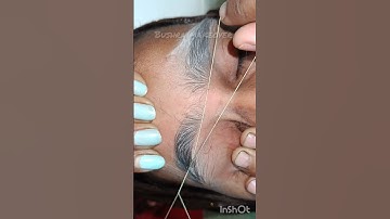 Eyebrow threading / eyebrow threading tutorial #eyebrowthreading #shorts #eyebrows #viralvideo