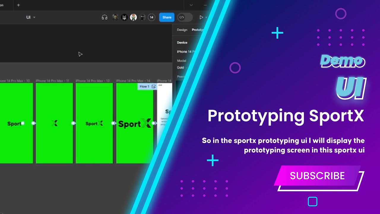Demo UI Prototyping SportX - YouTube