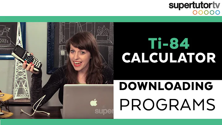 Ti-84 Calculator: Downloading Programs
