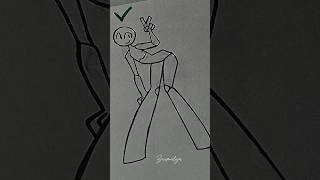 How to draw body pose tutorial #howtodraw #drawing #stickman #art #tutorial