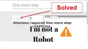 Attention Required one more step captcha