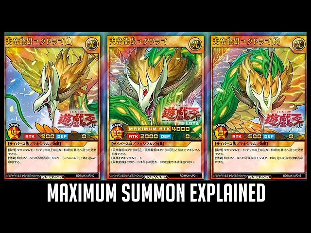 Yu-Gi-Oh! Rush Duel - Maximum Summon Explained!! - YouTube Yu-Gi-Oh! Rush Duel - Maximum Summon Explained!! - YouTube