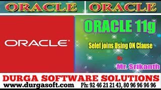 Oracle Tutorial || Online Training ||Selef joins Using ON Clause by Srikanth