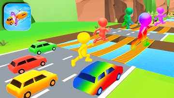 Shape-shifting Gameplay All Levels iOS,Android Walkthrough Mobile Game Stick Race New Level