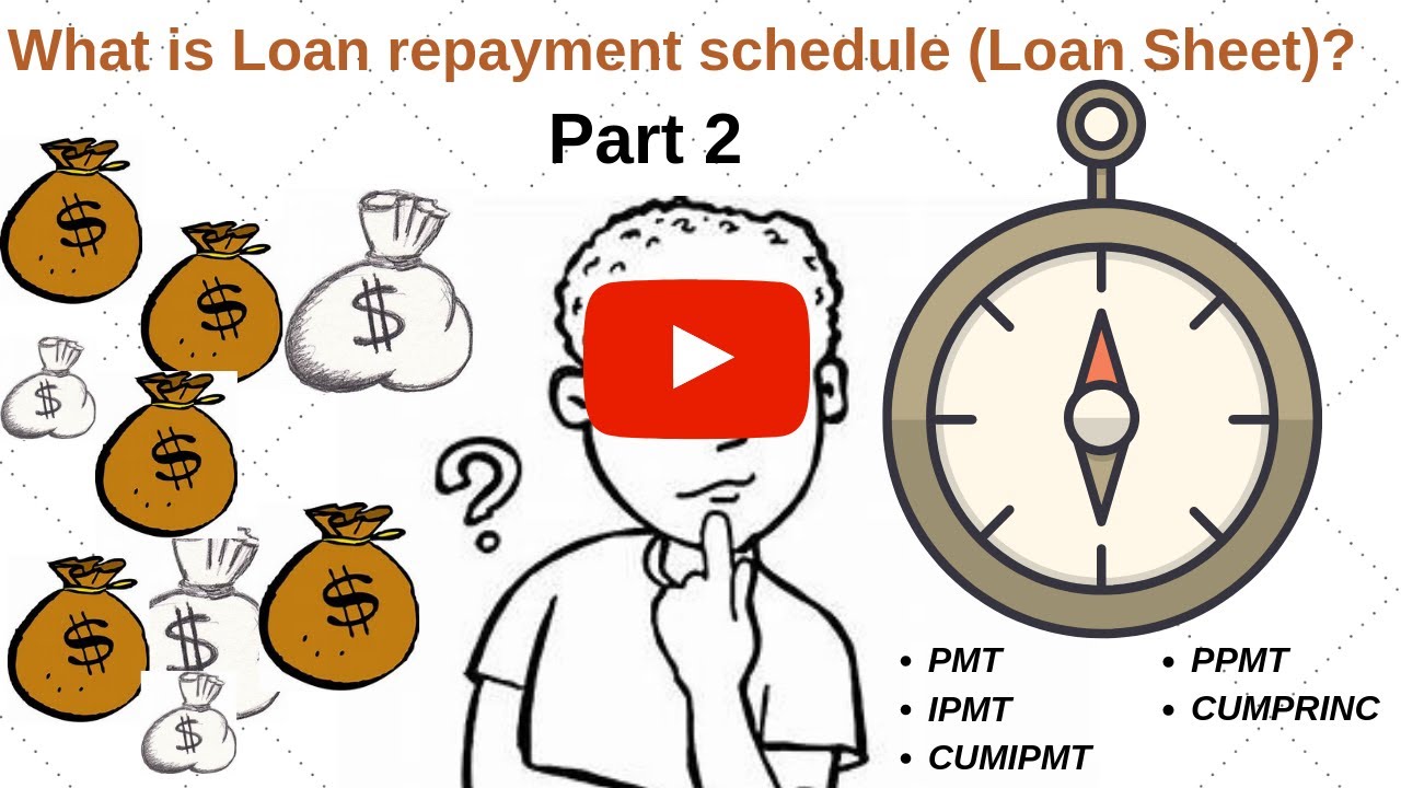 Loan Repayment Schedule Part 2 YouTube