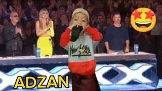 The little boy sang the call to Adzan so melodiously that it Made all the judges cry-Got Talent