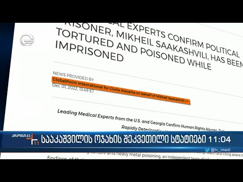 სააკაშვილის ოჯახის შეკვეთილი სტატიები