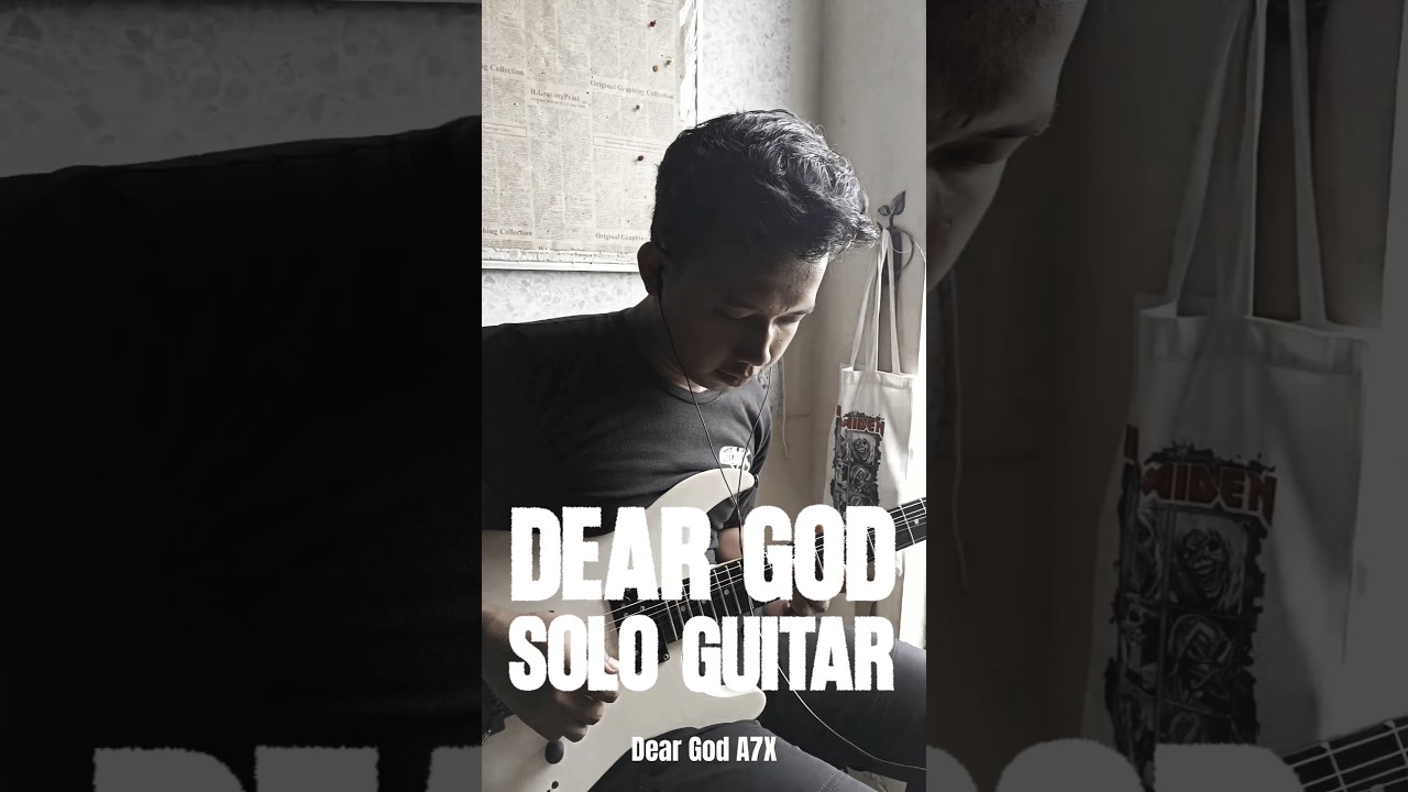 BEST !!! A7X - DEAR GOD SOLO GUITAR 