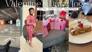 VLOG: no hot water + Vday Shopping | 1st Valentine’s Day together | Derm Appt + Gifts haul