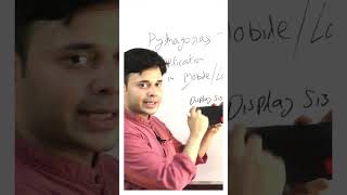 How the Pythagorean Theorem Determines Mobile Screen Size | Real-Life Application