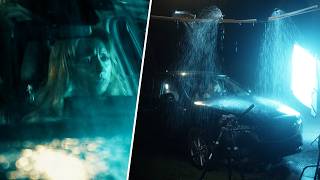 How to create a Rainy Car Scene