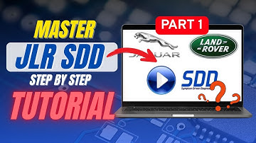 How to Use JLR SDD Software (Part 1) – Access, Menus & Functions Explained!