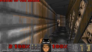 Doom 11BONES.WAD (1994) UV Max Speedrun 2:45 100% Kills 100% Secrets